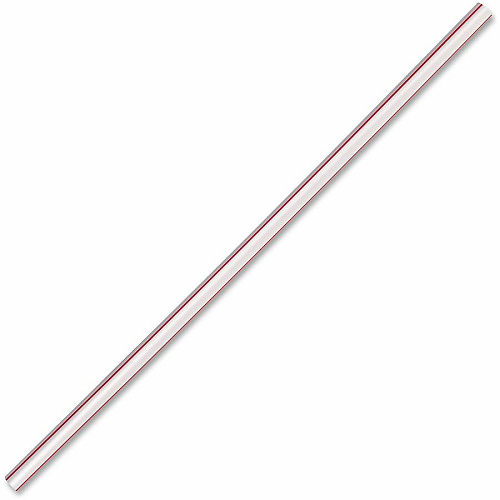 Genuine Joe Jumbo Striped Straws (58944CT)