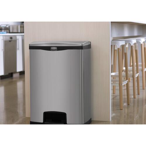 Rubbermaid Commercial Slim Jim 2 Stream Step Container (1902001)