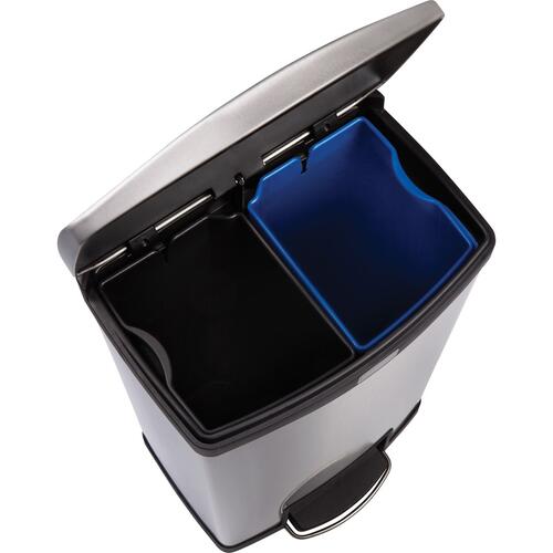 Rubbermaid Commercial Slim Jim 2 Stream Step Container (1902001)