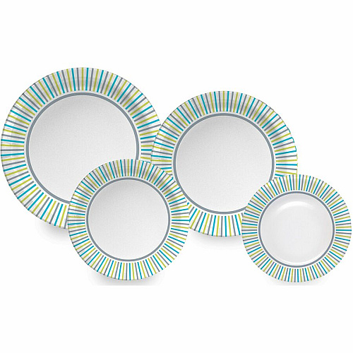 Genuine Joe 10" Printed Paper Plates (10319)
