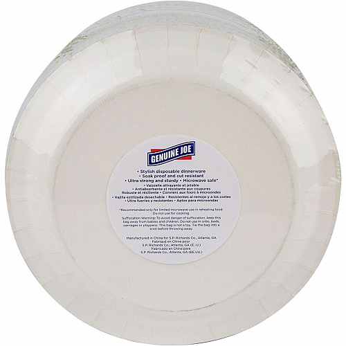 Genuine Joe 10" Printed Paper Plates (10319)