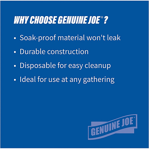 Genuine Joe 7" Printed Paper Plates (10321)