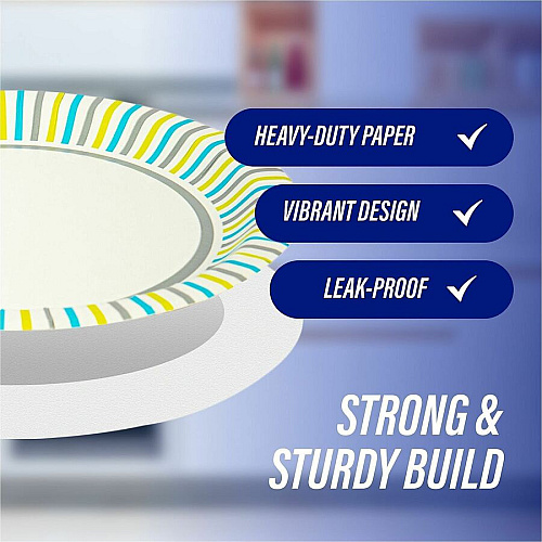 Genuine Joe 7" Printed Paper Plates (10321)