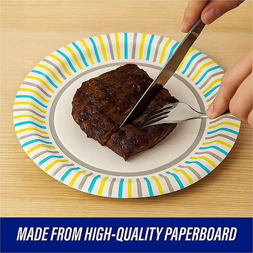 Genuine Joe 7" Printed Paper Plates (10321)