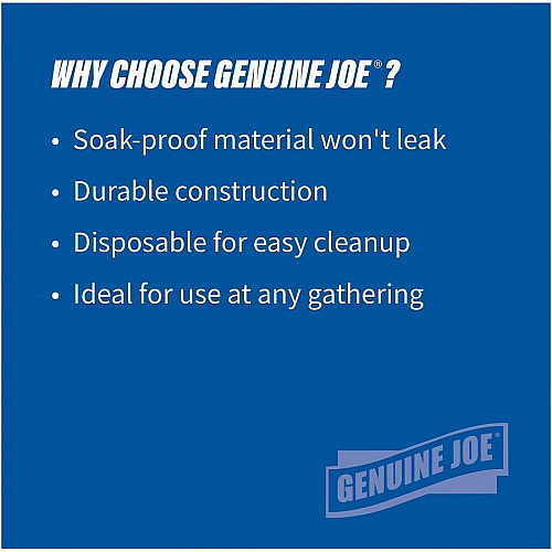 Genuine Joe 7" Printed Paper Plates (10321)