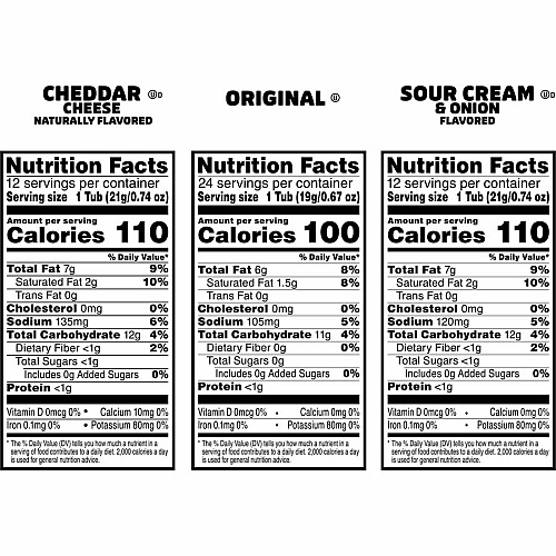 Pringles Crisps Grab 'N Go Variety Pack (14991)