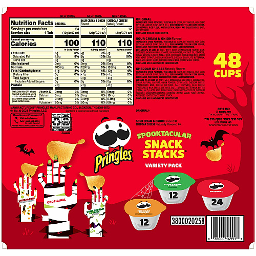 Pringles Crisps Grab 'N Go Variety Pack (14991)