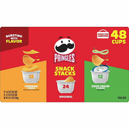 Pringles Crisps Grab 'N Go Variety Pack (14991)