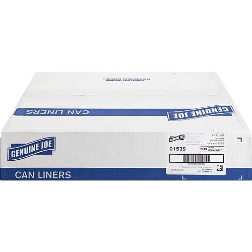 Genuine Joe Heavy-Duty Trash Can Liners (01535PL)