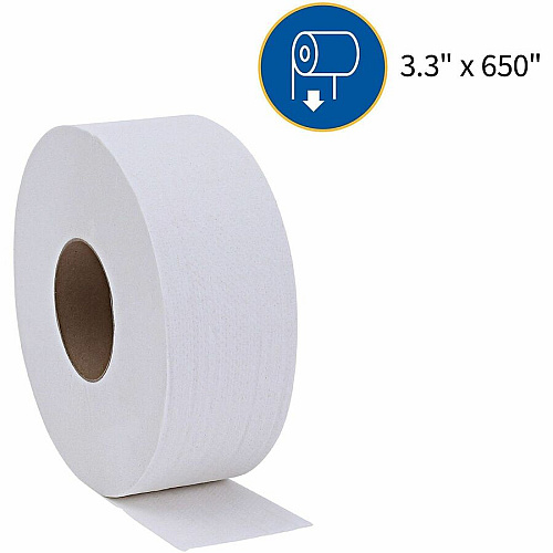 Genuine Joe 2-ply Jumbo Roll Dispenser Bath Tissue (2565012PL)