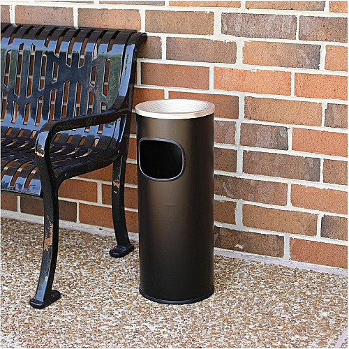 Genuine Joe Fire-safe 3-Gallon Ashtray Receptacle (58884PL)