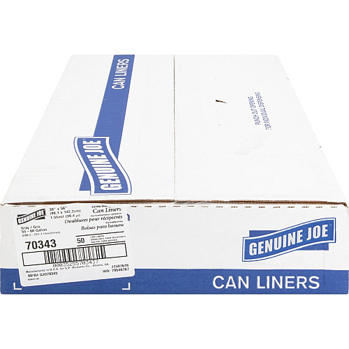 Genuine Joe Maximum Strength Trash Can Liner (70343PL)
