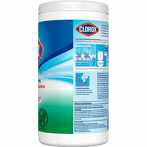 Clorox Disinfecting Wipes, Bleach-Free Cleaning Wipes (01656BD)