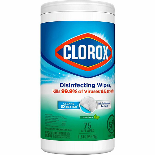 Clorox Disinfecting Wipes, Bleach-Free Cleaning Wipes (01656PL)