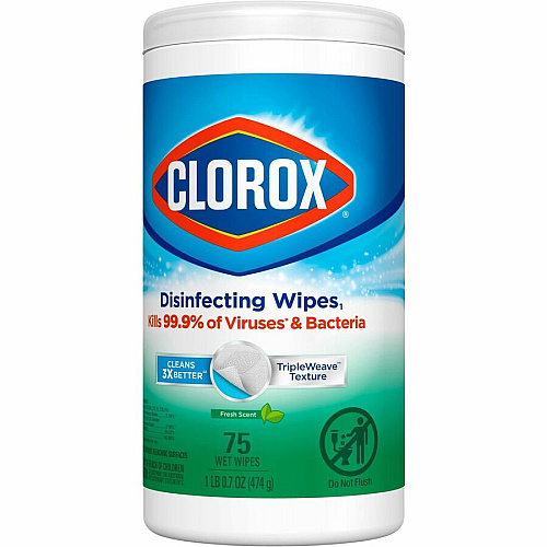Clorox Disinfecting Wipes, Bleach-Free Cleaning Wipes (01656PL)