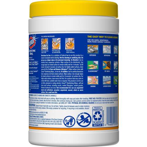 Clorox Disinfecting Wipes, Bleach-Free Cleaning Wipes