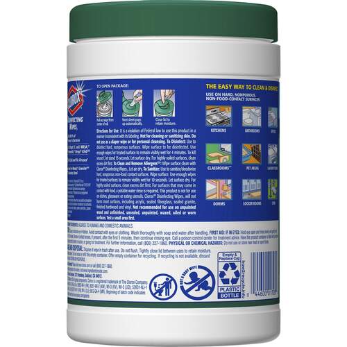 Clorox Disinfecting Wipes, Bleach-Free Cleaning Wipes
