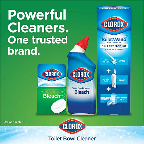 Clorox Ultra Clean Toilet Tablets Bleach (30024BD)