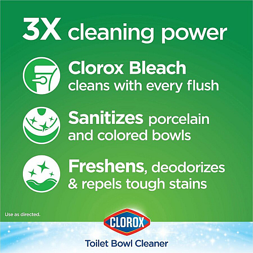 Clorox Ultra Clean Toilet Tablets Bleach (30024PL)