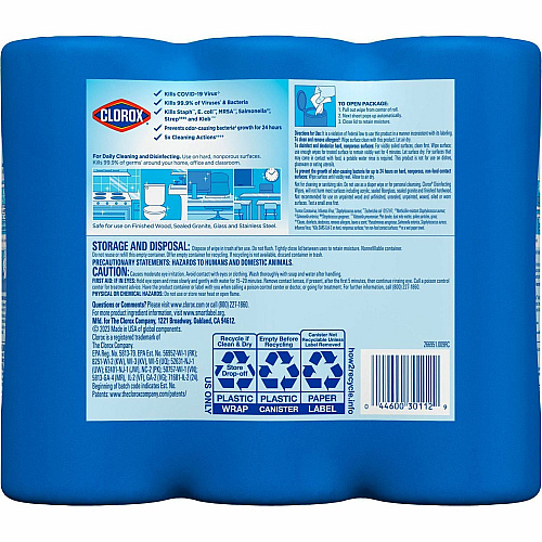 Clorox Disinfecting Cleaning Wipes Value Pack (30112PL)