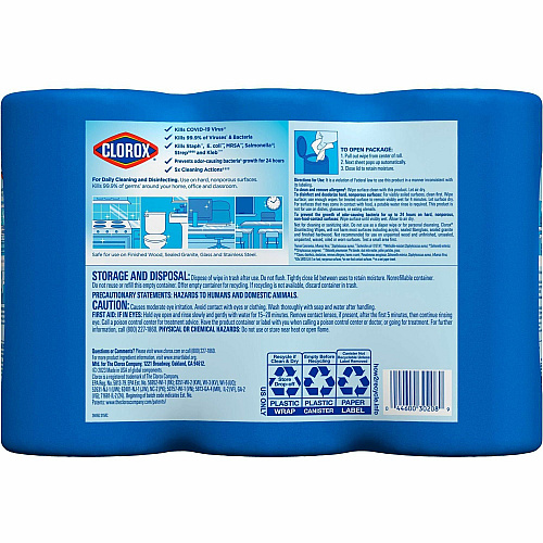 Clorox Disinfecting Bleach Free Cleaning Wipes Value Pack (30208BD)