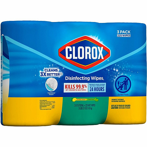 Clorox Disinfecting Bleach Free Cleaning Wipes Value Pack (30208PL)