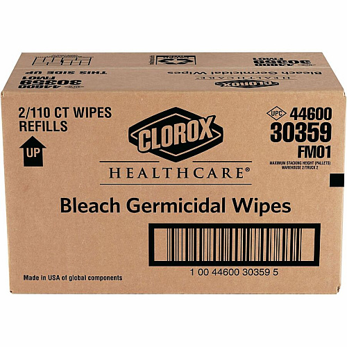 Clorox Healthcare Bleach Germicidal Wipes Bucket Refill (30359BD)