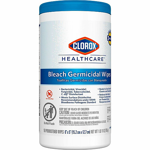 Clorox Healthcare Bleach Germicidal Wipes (30577BD)