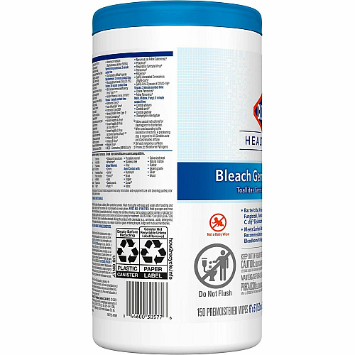 Clorox Healthcare Bleach Germicidal Wipes (30577BD)
