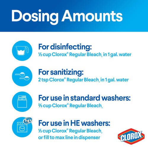 Clorox Disinfecting Bleach, Regular (30769PL)