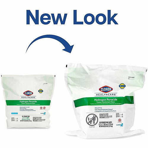 Clorox Healthcare Clorox Healthcare Hydrogen Peroxide Cleaner Disinfectant Wipes Bucket Refill (30827BD)