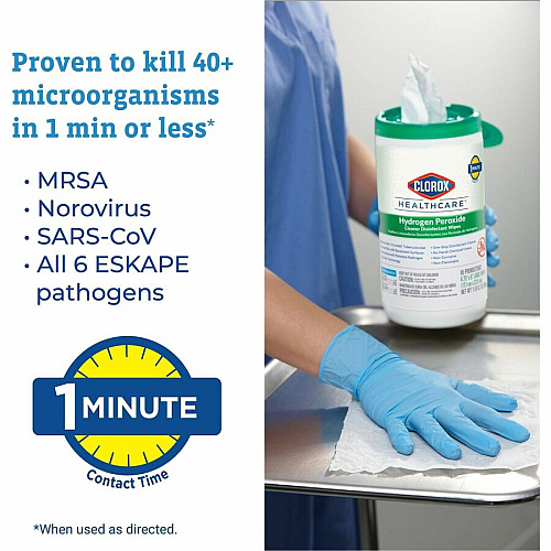 Clorox Healthcare Clorox Healthcare Hydrogen Peroxide Cleaner Disinfectant Wipes Bucket Refill (30827PL)