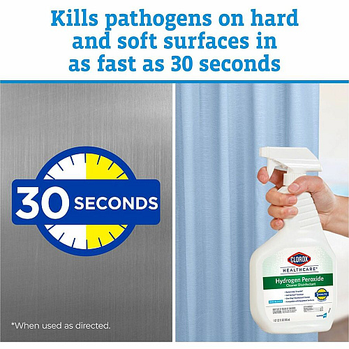 Clorox Healthcare Hydrogen Peroxide Cleaner Disinfectant Spray (30828PL)