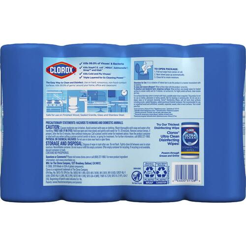 Clorox Disinfecting Wipes Value Pack, Bleach-Free Cleaning Wipes