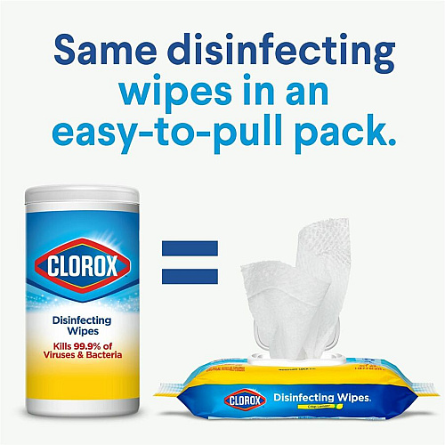 Clorox Disinfecting Cleaning Wipes Flex Pack (31404BD)