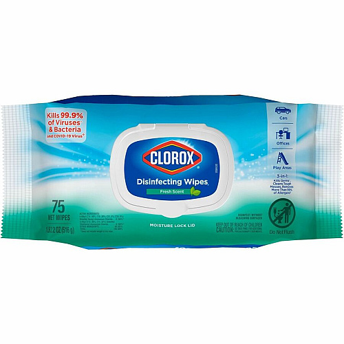 Clorox Disinfecting Cleaning Wipes Flex Pack (31430PL)