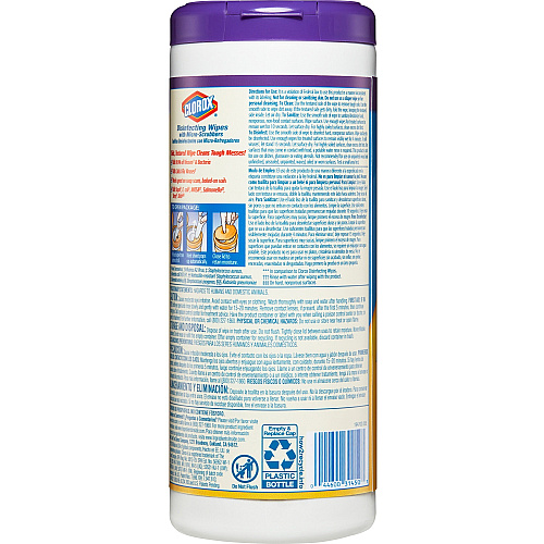 Clorox Disinfecting Wipes with Micro-Scrubbers (31450BD)