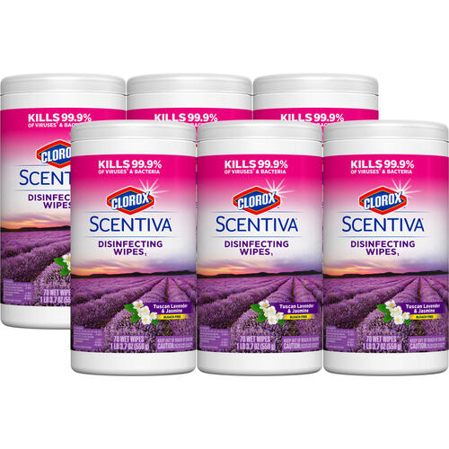 Clorox Scentiva Wipes, Bleach-Free Cleaning Wipes