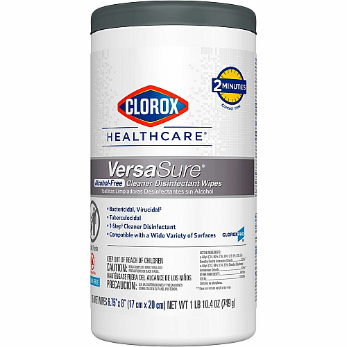 Clorox Healthcare VersaSure Cleaner Disinfectant Wipes (31757PL)