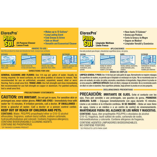 Pine-Sol All Purpose Cleaner - CloroxPro (35419PL)