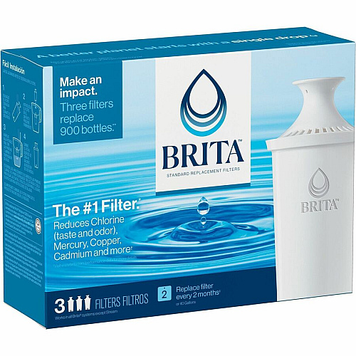 Brita Replacement Water Filter for Pitchers (35503BD)