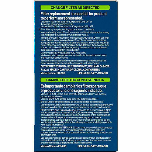 Brita On Tap Filtration System Replacement Water Filters for Faucets (36309PL)
