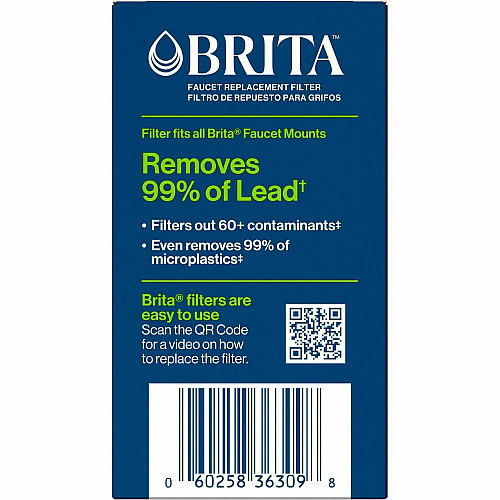 Brita On Tap Filtration System Replacement Water Filters for Faucets (36309PL)