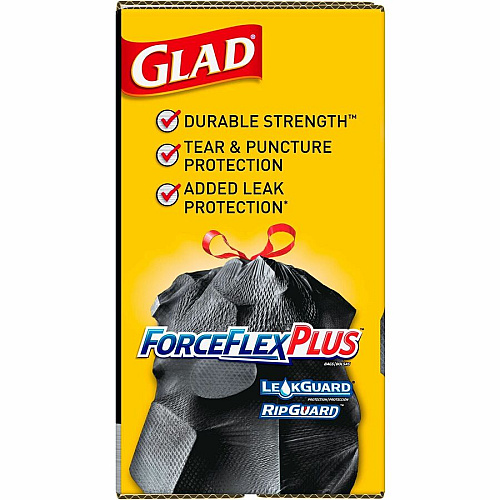 Glad Large Drawstring Trash Bags - ForceFlexPlus (70358BD)