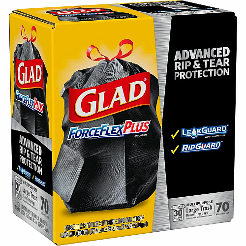 Glad Large Drawstring Trash Bags - ForceFlexPlus (70358PL)