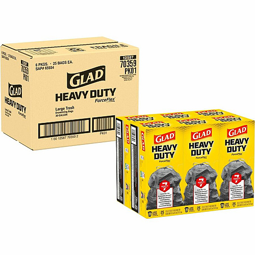 Glad ForceFlexPlus Large Drawstring Trash Bags (70359CT)