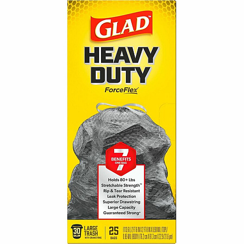 Glad ForceFlexPlus Large Drawstring Trash Bags (70359CT)