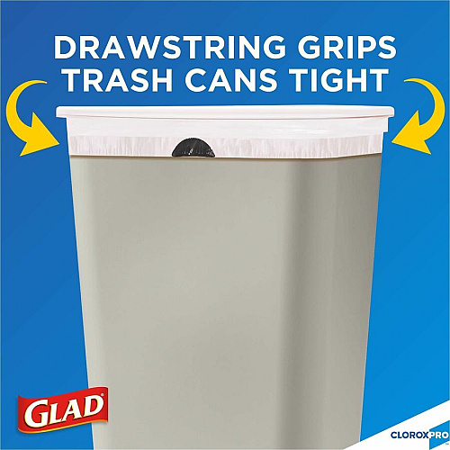 Glad ForceFlex Tall Kitchen Drawstring Trash Bags (78526BD)
