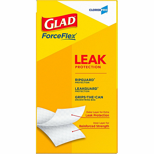 Glad ForceFlex Tall Kitchen Drawstring Trash Bags (78526PL)
