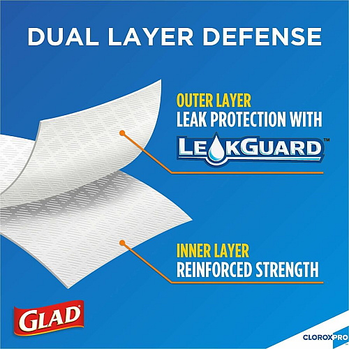 Glad ForceFlex Tall Kitchen Drawstring Trash Bags (78526PL)
